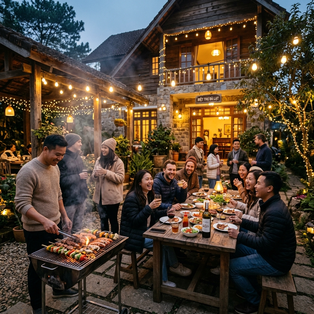 Villa hồ bơi vô cực tại Tà Nung