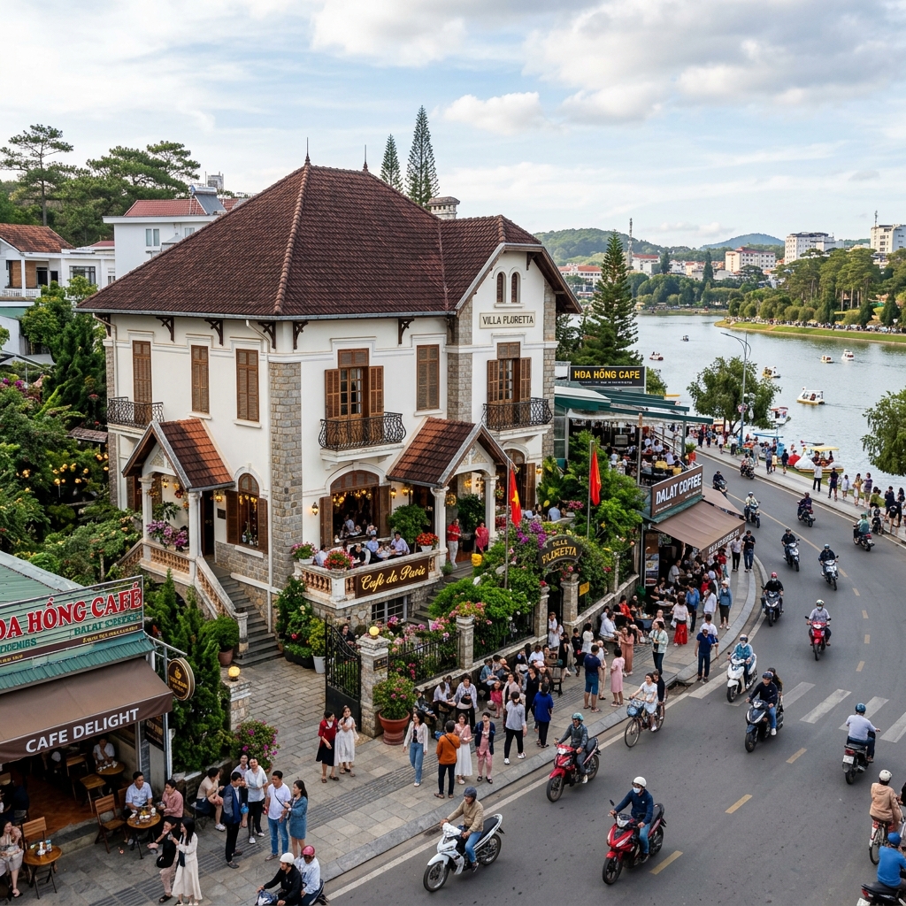 Villa gần trung tâm tiện lợi dạo phố cuối tuần