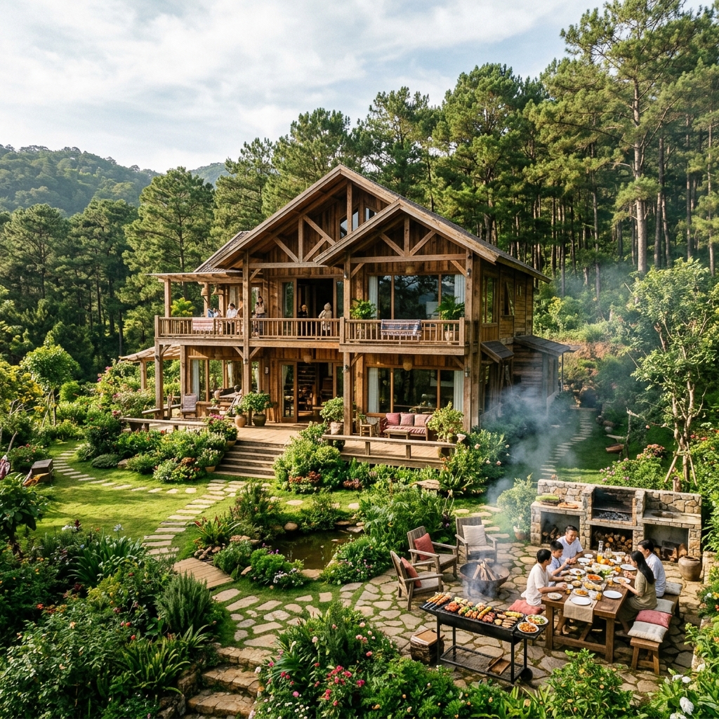 Villa Nguyên Căn Đà Lạt: Lựa Chọn Lý Tưởng Cho Gia Đình Và Nhóm Bạn Muốn Không Gian Riêng Tư