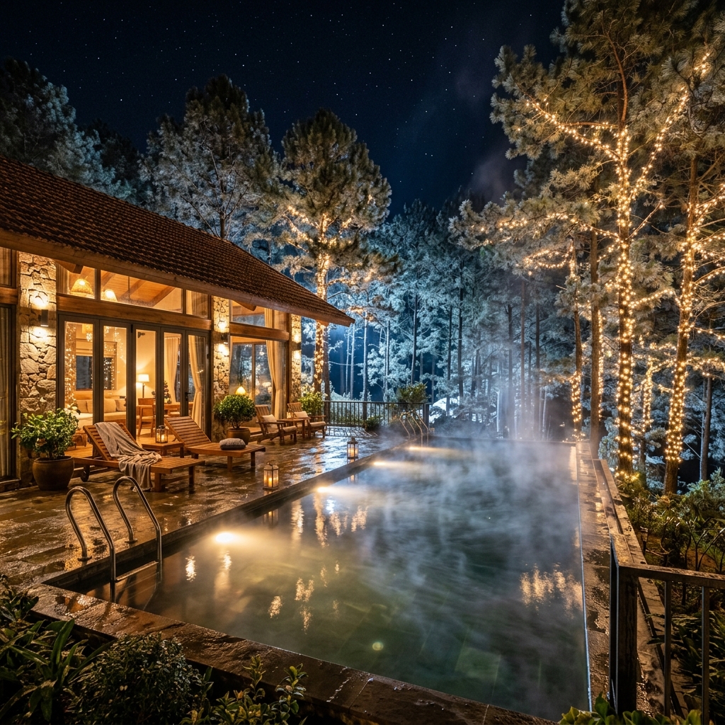 Tiện ích bếp nấu ăn tại Villa Đà Lạt