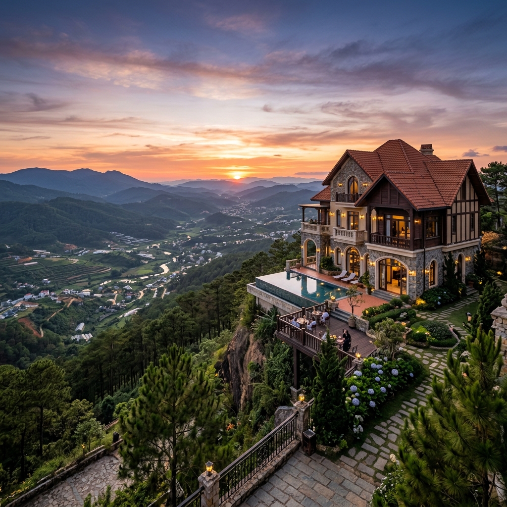 Dàn âm thanh giải trí tại Villa