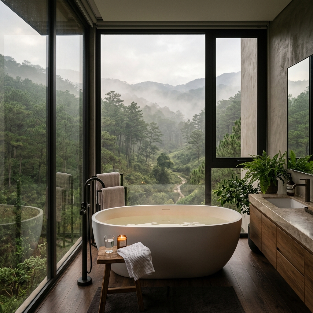 Villa nhà gỗ Đà Lạt có sân vườn
