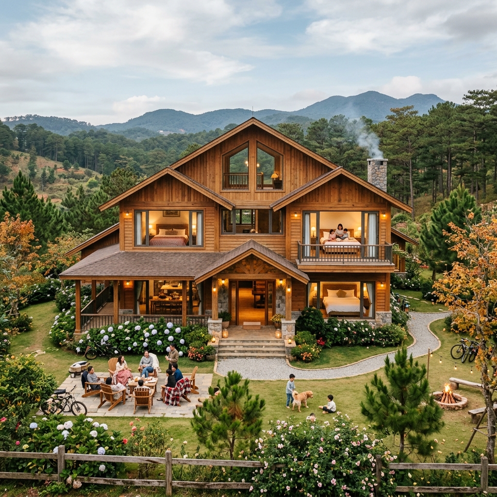Villa gia đình Đà Lạt 2